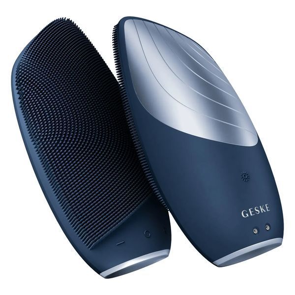 Электронная звуковая термо щетка для лица GESKE Sonic Thermo Facial Brush 6 в 1, midnight HB0078