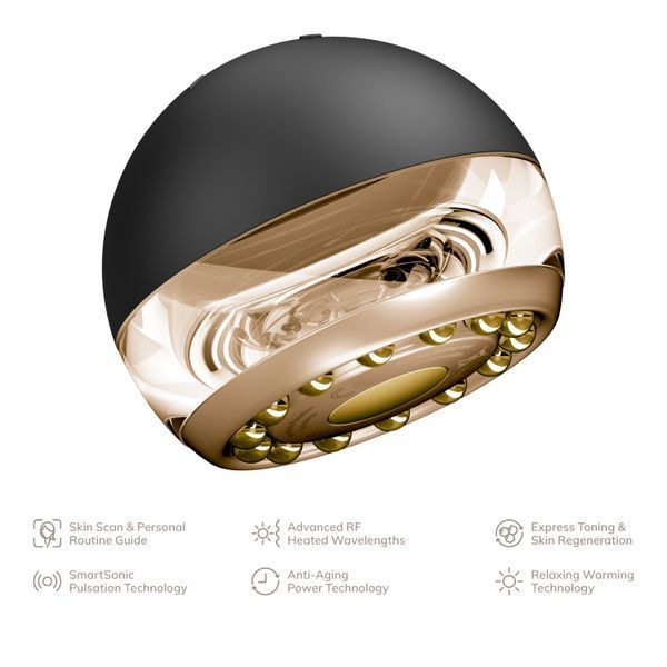 Масажер для підтяжки шкіри обличчя GESKE Anti-aging Skin Tightener 6 в 1, gray HB0419