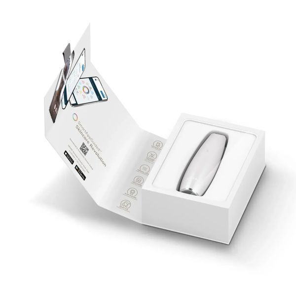 Мікрострумова ручка для підтяжки шкіри обличчя GESKE MicroCurrent Face-Lift Pen 6 в 1, white HB0128