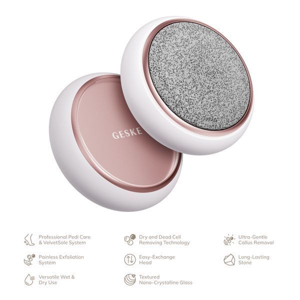 Набір для догляду за стопами GESKE Dual Foot Smoothener 8 в 1, starlight HB0467