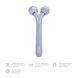 Электронный ультразвуковой ролик для лица GESKE Sonic Facial Roller 4 в 1, purple HB0178 фото 2