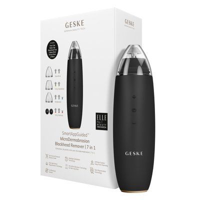 Мікродермабразійний пристрій для видалення чорних цяток GESKE MicroDermabrasion Blackhead Remover 7 в 1, gray HB0567