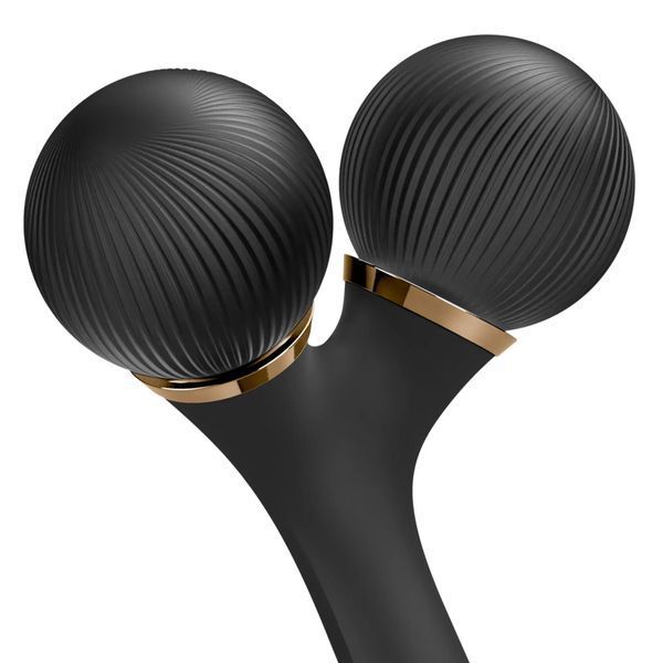 Електронний ультразвуковий ролик для обличчя та тіла GESKE Sonic Facial & Body Roller 4 в 1, gray HB0030