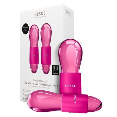 Двойной массажер для глаз GESKE Cool & Warm Duo Eye Massager 7 в 1, magenta HB0322