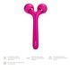 Электронный ультразвуковой ролик для лица и тела GESKE Sonic Facial & Body Roller 4 в 1, magenta HB0031 фото 2
