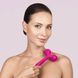 Электронный ультразвуковой ролик для лица и тела GESKE Sonic Facial & Body Roller 4 в 1, magenta HB0031 фото 4