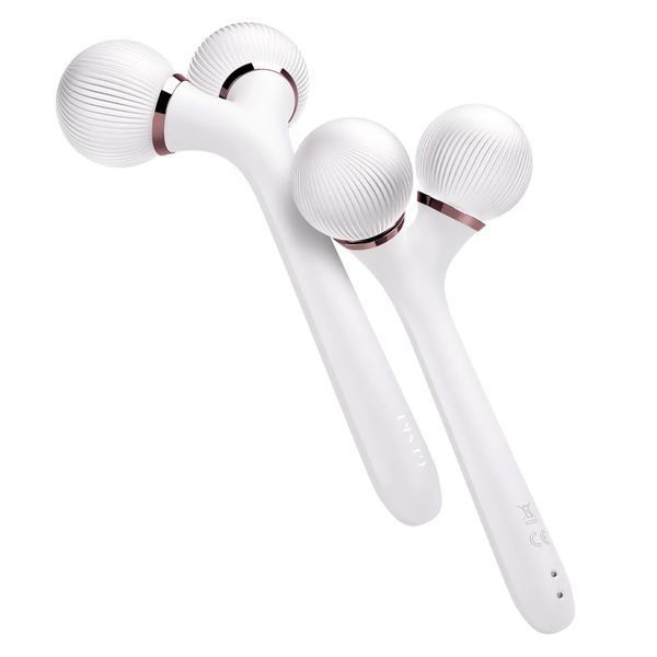 Електронний ультразвуковий ролик для обличчя та тіла GESKE Sonic Facial & Body Roller 4 в 1, starlight HB0032