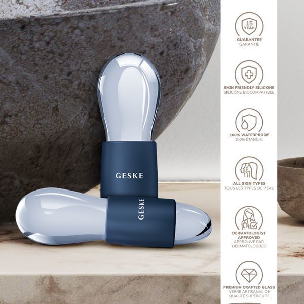 Подвійний масажер для очей GESKE Cool & Warm Duo Eye Massager 7 в 1, midnight HB0323