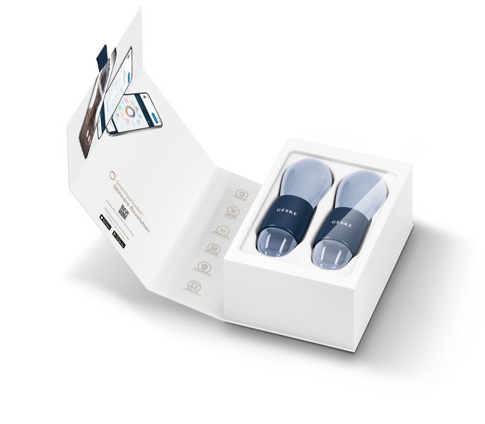 Подвійний масажер для очей GESKE Cool & Warm Duo Eye Massager 7 в 1, midnight HB0323