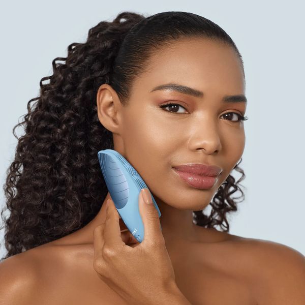Електронна звукова термо щітка для обличчя GESKE Sonic Thermo Facial Brush 6 в 1, aquamarine HB0083