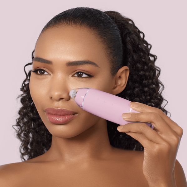 Микродермабразионное устройство для удаления черных точек GESKE MicroDermabrasion Blackhead Remover 7 в 1, pink HB0571