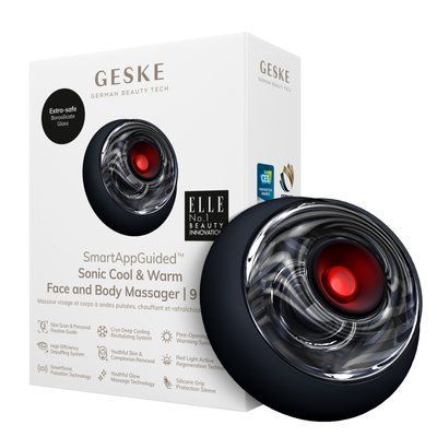 Масажер для обличчя та тіла GESKE Sonic Cool & Warm Face and Body Massager 9 в 1 black HB0275
