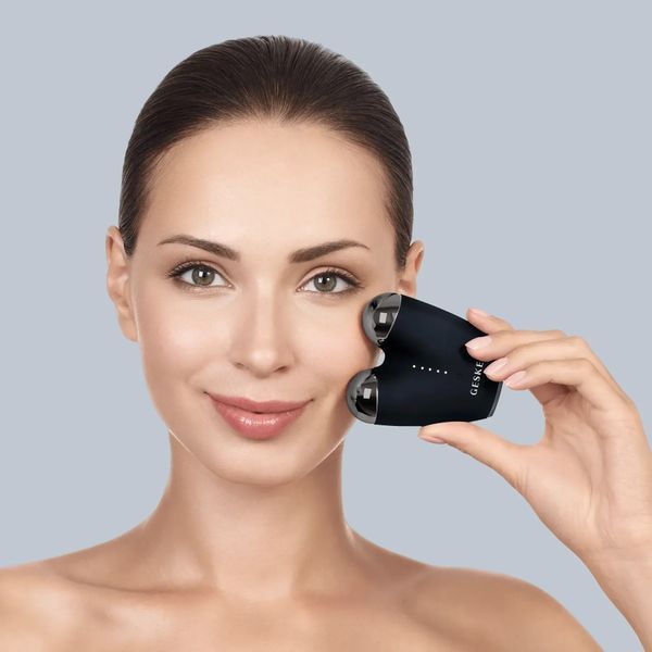 Микротоковый подтягиватель кожи лица GESKE MicroCurrent Face-Lifter 6 в 1, black HB0135