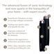 Ручка-массажер для лица с розовым кварцем GESKE&nbsp;SmartAppGuided&nbsp;Sonic&nbsp;Rose&nbsp;Quartz&nbsp;LED&nbsp;Depuffing&nbsp;Pen&nbsp;8in1&nbsp;black HB0649 фото 7