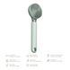 Ультразвуковая щетка для всего тела GESKE Sonic Full-Body Brush & Intensive Exfoliator 8 в 1, green HB0376 фото 2