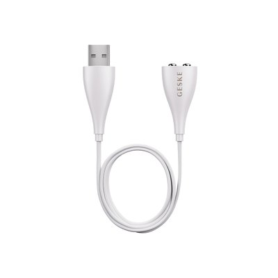 Магнітний USB кабель GESKE Magnetic USB Cable, white HB0236 фото