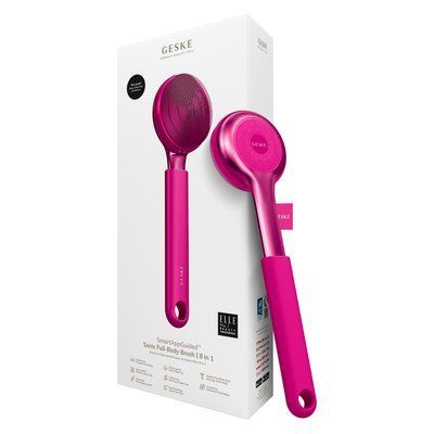 Ультразвукова щітка для всього тіла GESKE Sonic Full-Body Brush & Intensive Exfoliator 8 в 1, magenta HB0377