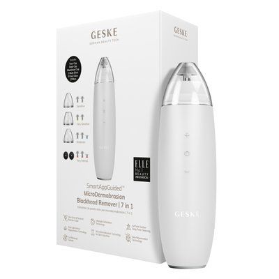 Мікродермабразійний пристрій для видалення чорних цяток GESKE MicroDermabrasion Blackhead Remover 7 в 1, white HB0575