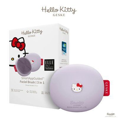 Щітка для обличчя GESKE Facial Brush 3 в 1 by Hello Kitty, purple HB0237