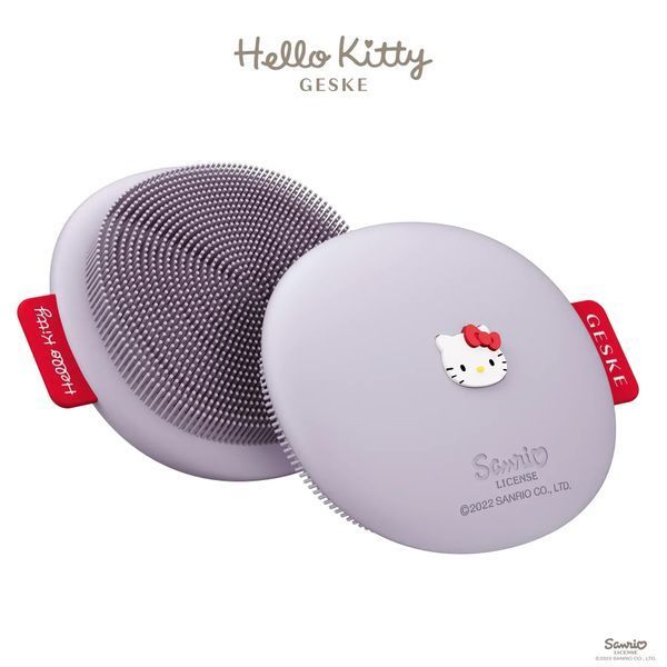 Щітка для обличчя GESKE Facial Brush 3 в 1 by Hello Kitty, purple HB0237