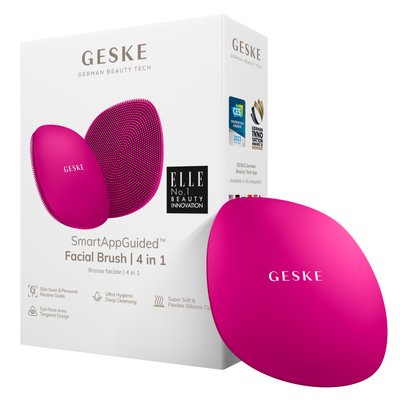 Щітка для обличчя GESKE Facial Brush 4 в 1, magenta HB0043 фото