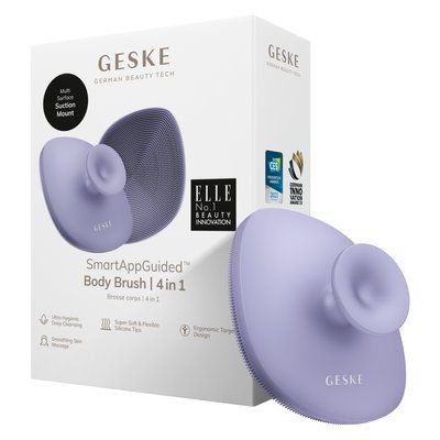 Щітка для тіла GESKE Body Brush 4 в 1, purple HB0336