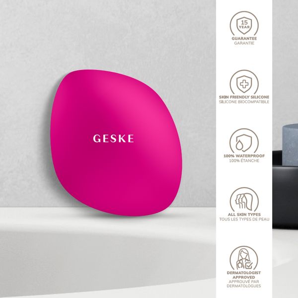 Щітка для обличчя GESKE Facial Brush 4 в 1, magenta HB0043 фото