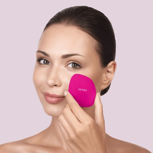 Щітка для обличчя GESKE Facial Brush 4 в 1, magenta HB0043 фото