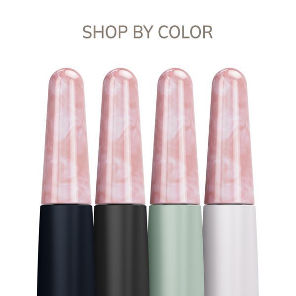 Ручка-массажер для лица с розовым кварцем GESKE&nbsp;SmartAppGuided&nbsp;Rose&nbsp;Quartz&nbsp;&&nbsp;Depuffing&nbsp;Pen&nbsp;6in1&nbsp;black HB0661