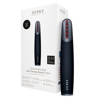 Пристрій для зміцнення і тонізації шкіри обличчя GESKE Skin Firming Wand 7 в 1, black HB0427