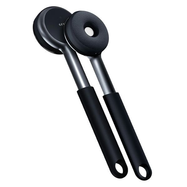 Звукова світлодіодна щітка для всього тіла GESKE Sonic LED Full-Body Brush & Intensive Exfoliator 9 в 1, black HB0385