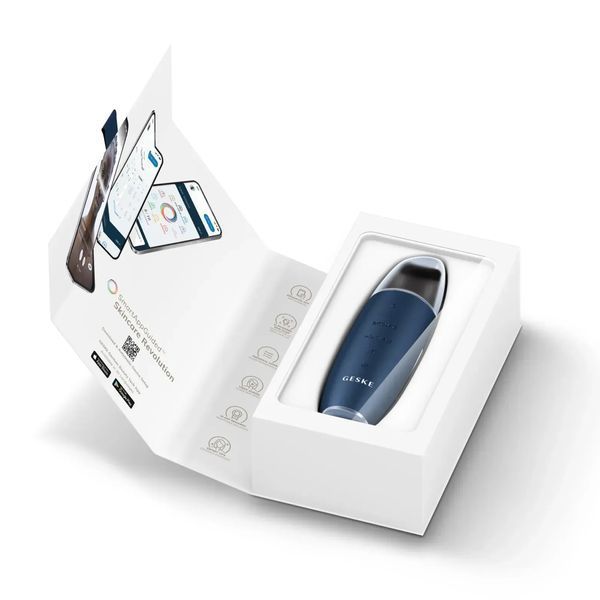 Микротоковый скрабер для кожи и устранения черных точек GESKE MicroCurrent Skin Scrubber & Blackhead Remover 9 в 1, midnight HB0144