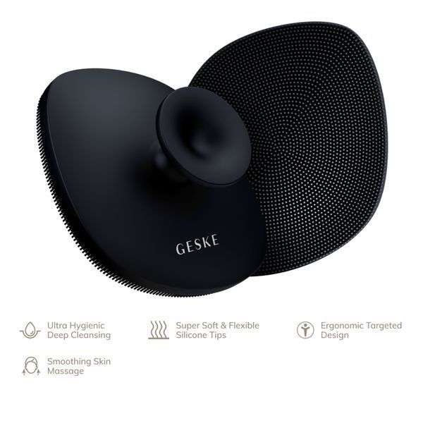 Щітка для тіла GESKE Body Brush 4 в 1, black HB0330