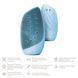 Очищающая щетка для лица GESKE Sonic Thermo Facial Brush & Face-Lifter 8 в 1 aquamarine HB0094 фото 2