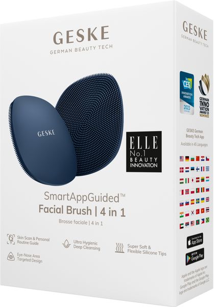 Щітка для обличчя GESKE Facial Brush 4 в 1, midnight HB0045 фото