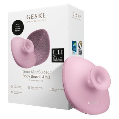 Щітка для тіла GESKE Body Brush 4 в 1, pink HB0335