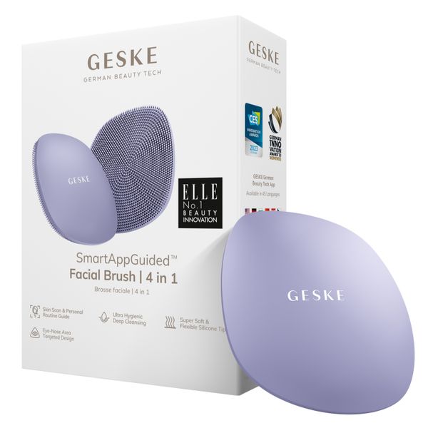 Щітка для обличчя GESKE Facial Brush 4 в 1, purple HB0046 фото