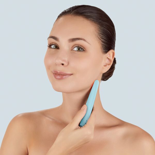 Пристрій для зміцнення і тонізації шкіри обличчя GESKE Skin Firming Wand 7 в 1, turquoise HB0435