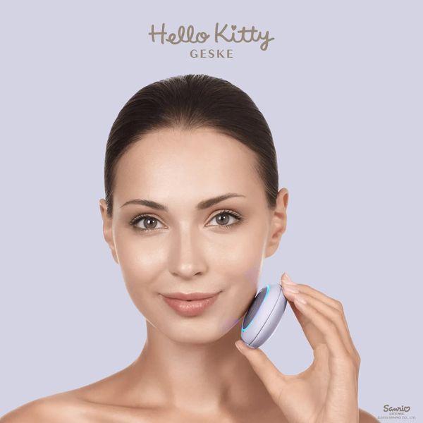 Ультразвуковая маска тепло и холод GESKE Sonic Warm & Cool Mask 8 в 1 by Hello Kitty, purple HB0246