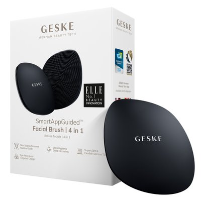 Щітка для обличчя GESKE Facial Brush 4 в 1, black HB0047 фото