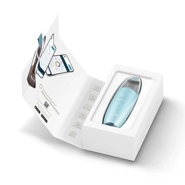 Микротоковый скрабер для кожи и устранения черных точек GESKE MicroCurrent Skin Scrubber & Blackhead Remover 9 в 1, turquoise HB0147